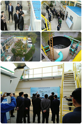 市委常委、區(qū)委書(shū)記李世貴一行考察我司江寧泵站污水凈化提升項(xiàng)目